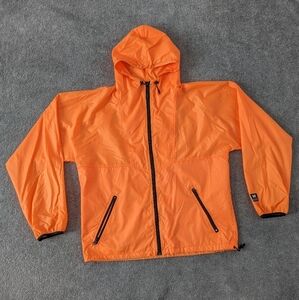 Vintage Helly Hansen Men's Rain Jacket Size Medium Oversized Lightweight Orange